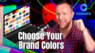 🎨 Easy COLOR Palette Generator // Build a Custom Brand Kit // Canva Pro // Coolors