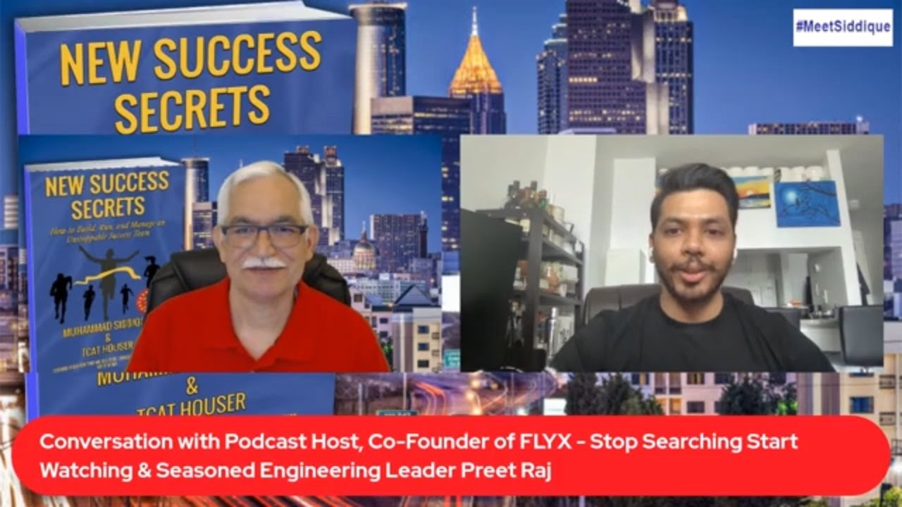 Podcast Host, CoFounder of FLYX & Seasoned Engineering Leader Preet