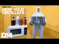 How to heat up distillate