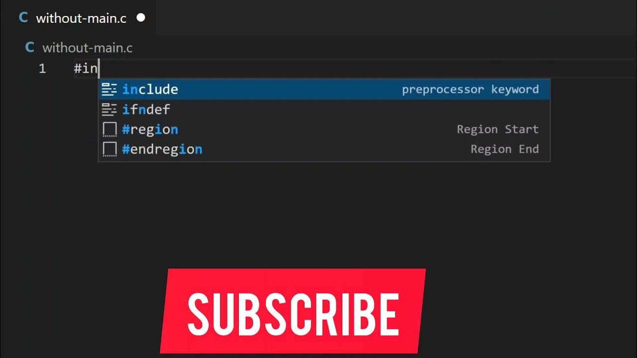 C programming | Run the C Program Without main() Function - YouTube