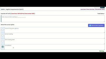 ENG101 Quiz # 02 Solution ll ENG101 English Comprehension ll VU Solutions