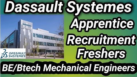Dassault Systemes Recruitment 2022/ Dassault Systemes jobs for Freshers.