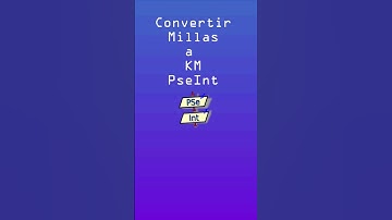 Como convertir Millas a Kilometros en Pseint desde cero #shorts #pseint #programacion #youtubeshorts