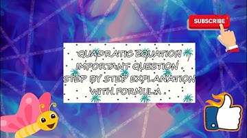quadratic equation for which the sum of the roots is 7 and the sum of the sqaure of the roots is 25?
