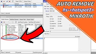 Cara Hapus Simple Queue 'hs-⟨hotspot1⟩' Otomatis saat MikroTik Hidup