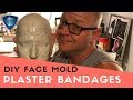 Easy Plaster bandage face mold and cast