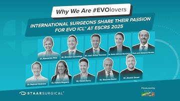 Why We Are #EVOlovers | International Surgeons Share Their Passion for EVO ICL™ at ESCRS 2025