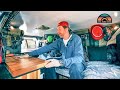 His Adventure Van Turned Into A Fulltime Stealth Camper - Tons Of Clever Van Build Hacks