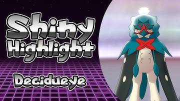 Pokemon Sword & Shield Live Shiny Decidueye Reaction
