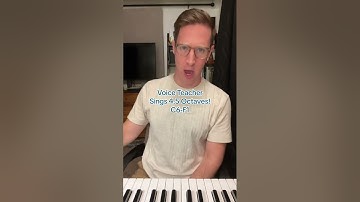 Voice Teacher Demos a 4.5 Octave Range!
