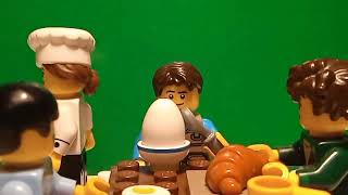 Lego breakfast in restaurant / lego stop motion #shorts