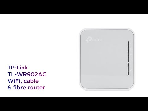TP-Link TL-WR902AC WiFi Cable & Fibre Router - AC 750 | Product Overview | Currys PC World