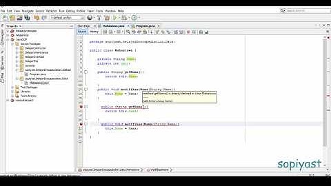 Belajar Java OOP #8 - Enscapsulation/Pengkapsulan