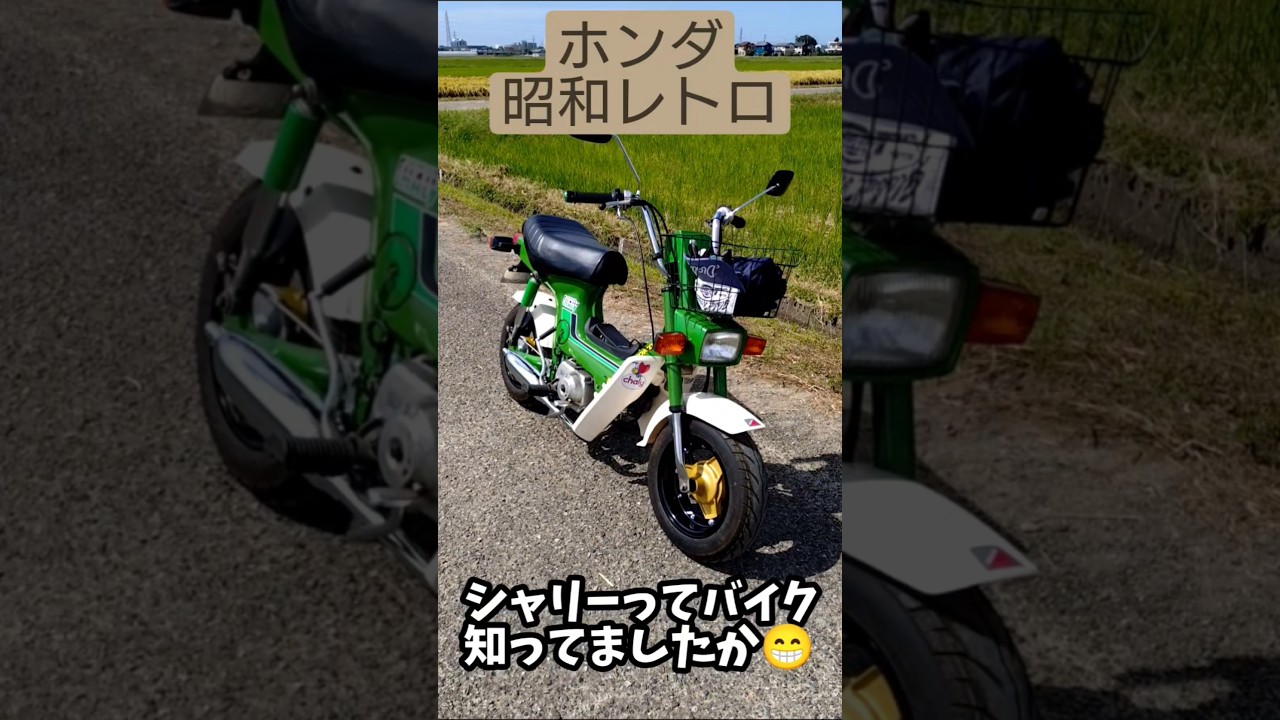 ｼｬﾘｰ】純正活かしてカッコ可愛いバイク！ - YouTube