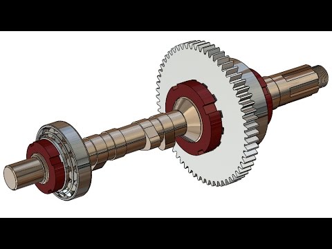 simulation argument SolidWorks Tutorial #264 : camshaft unit (with holding roller bearings)