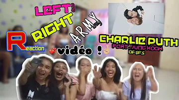 Charlie Puth - Left And Right (feat. Jung Kook of BTS) [Reaction Video] | Lily and Army friends