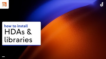 How to install Libraries in Houdini