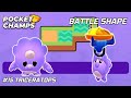 World Best Pocket Champs Game | Battle Shape #15 Triceratops