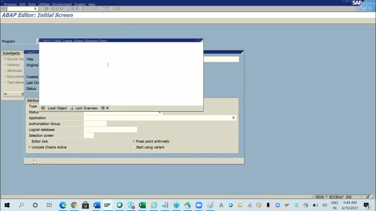 SAP ABAP Update Function Module - YouTube