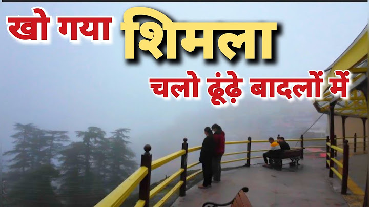 चलो Shimla को ढूंढे || Shimla lost in Clouds | Shimla latest video #shimlahimachalpradesh #shimla