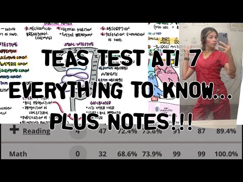 ATI TEAS 7 TEST- WHAT TO KNOW + NOTES!??✨?