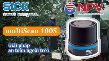 Giới thiệu MULTISCAN 100S – Cảm biến 3D LiDAR thông minh, an toàn cho tự động hóa ngoài trời