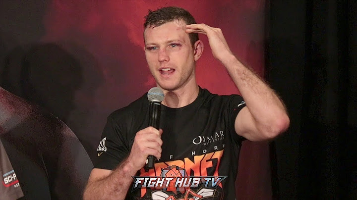 JEFF HORN'S FULL POST FIGHT PRESS CONFERENCE - CRAWFORD VS HORN VIDEO