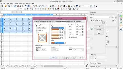 OpenOffice - How To Use Conditional Formatting To Change Cell