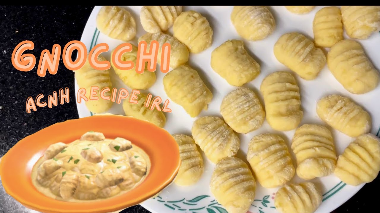 Gnocchi di patate|Animal Crossing Recipe IRL