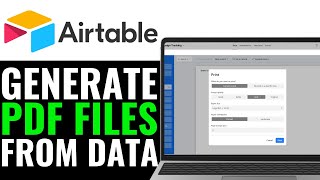 How to Generate PDF Files From Your Airtable Data 2025 (SIMPLE STEP)