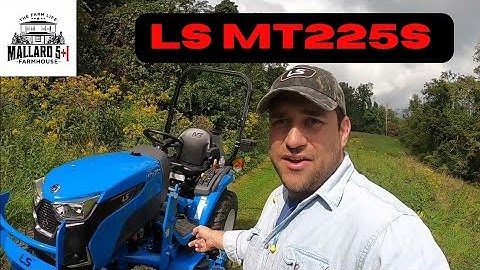 I LOVE Mowing With This LS Tractor | LS MT225s