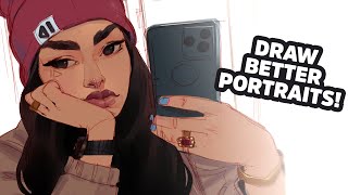 How to sketch &amp; draw stylized portraits