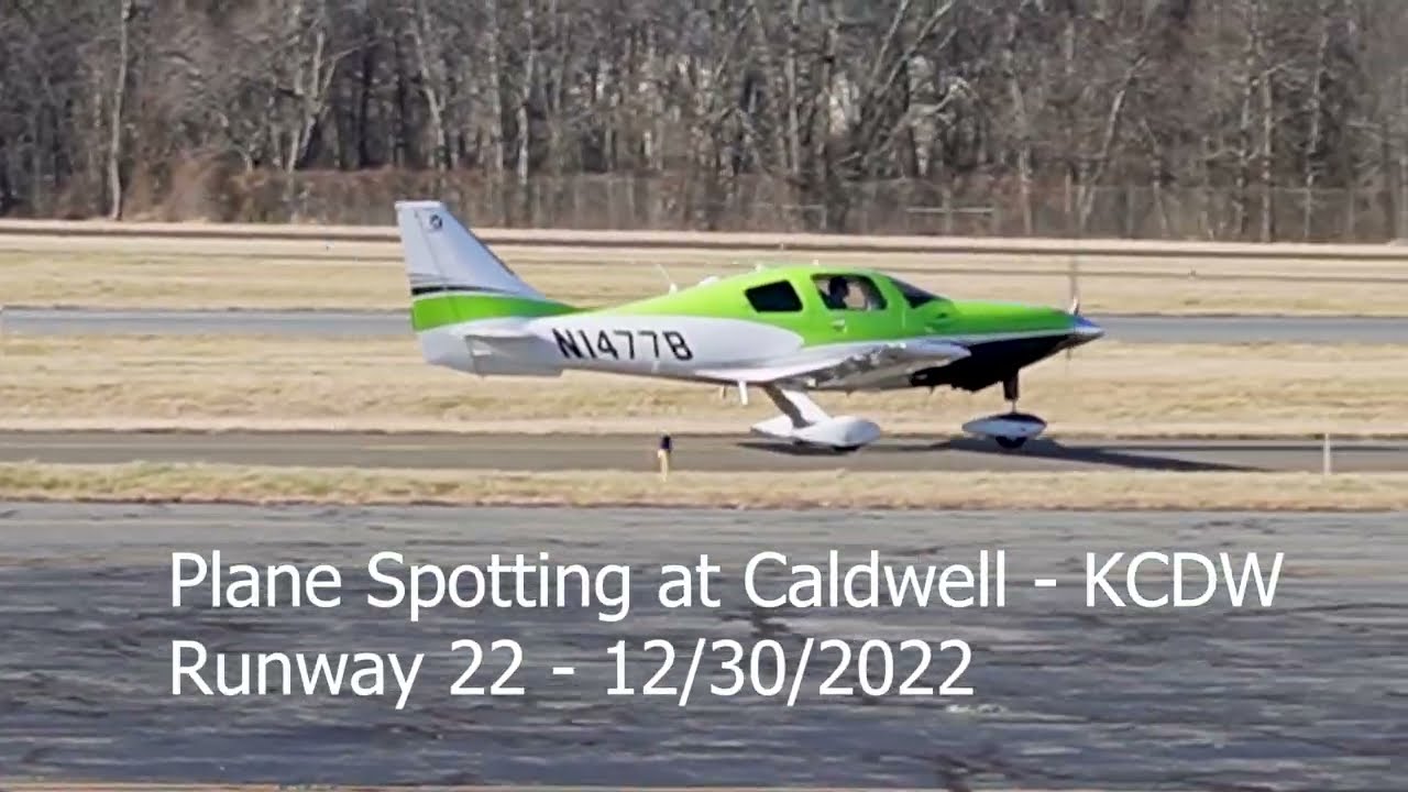 Plane Spotting: Landings on runway 22 at Caldwell Airport - KCDW