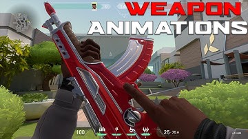 ALL VALORANT WEAPON ANIMATIONS