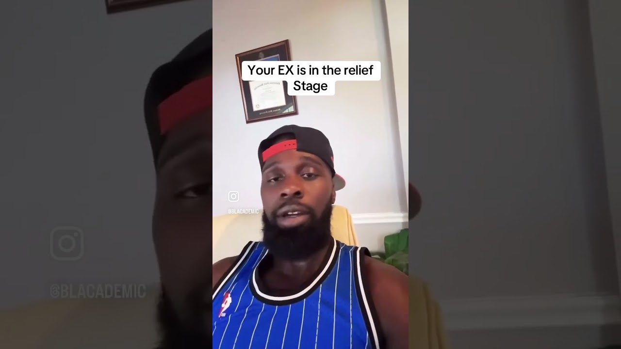 Your ex is in the Relief stage ￼