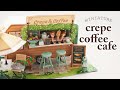 Diy crepe cafe shop diorama canon papercraft