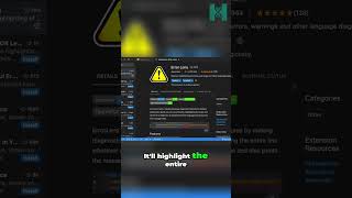 ESLint & Error Lens: Find JavaScript Problems FAST! #shorts
