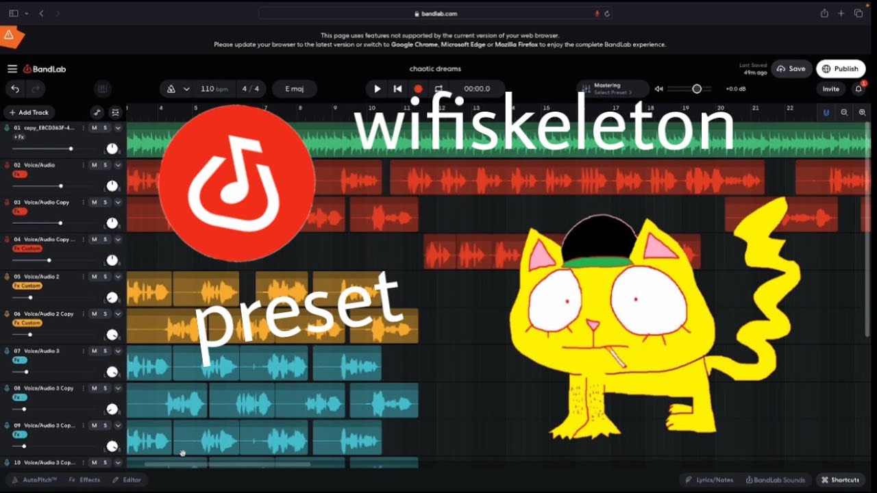 [FREE] WiFiskeleton BandLab Preset - nnixonn