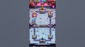 30 seconds Left - Skeleton Barrel & Dart Goblin #clashroyaleshorts