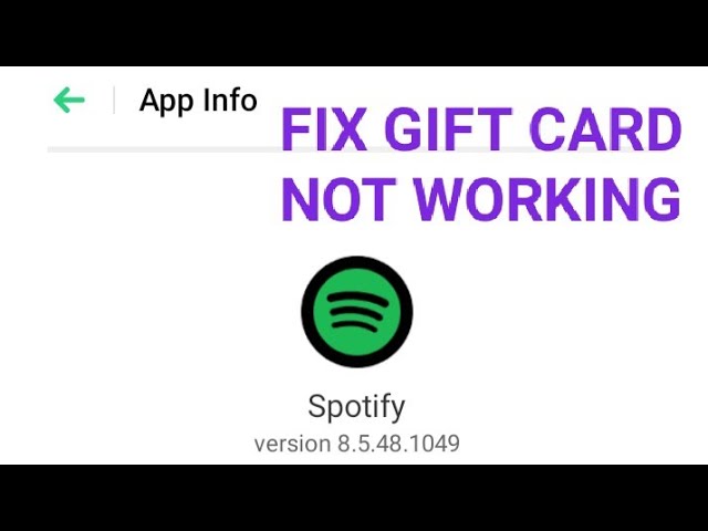 Your Spotify Gift Card Probably Won't Work and We Can Help