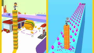 Cube Surfer : All Levels Gameplay - New Update Android, iOS