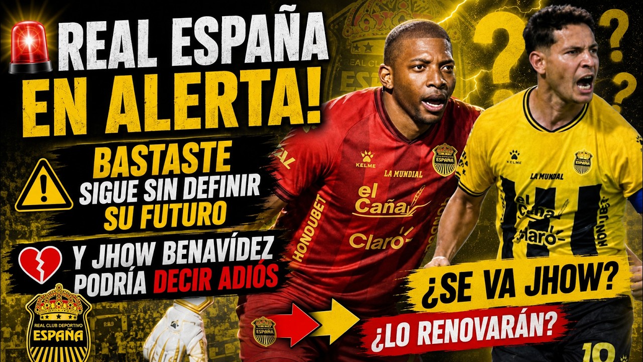 Real España en alerta: futuro de Bastiste y adiós de Jhow