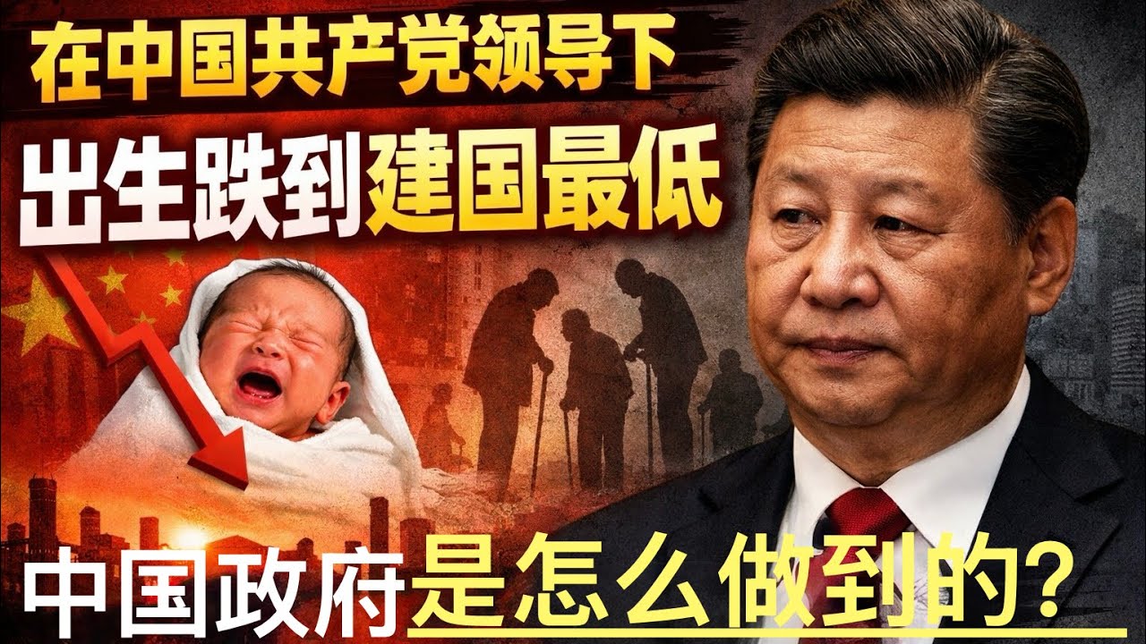 中日对照看清楚，中国低生育怎么造成的，面对未富先老的现状 ！中共的兜底体系顶得住吗？