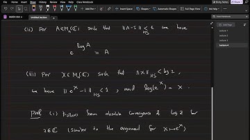 Lecture 04: Properties of the matrix exponential map, Lie product formula.