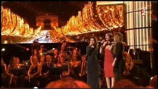 Sofia Essaïdi, Julie Zenatti &amp; Hélène Ségara -  &quot;Champs Elysées&quot; Tenue de soirée Exigée (04/01/14)