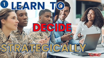 How To Make Strategic Decisions | The Military Decision Making Process 1 - MDPM - Organisation