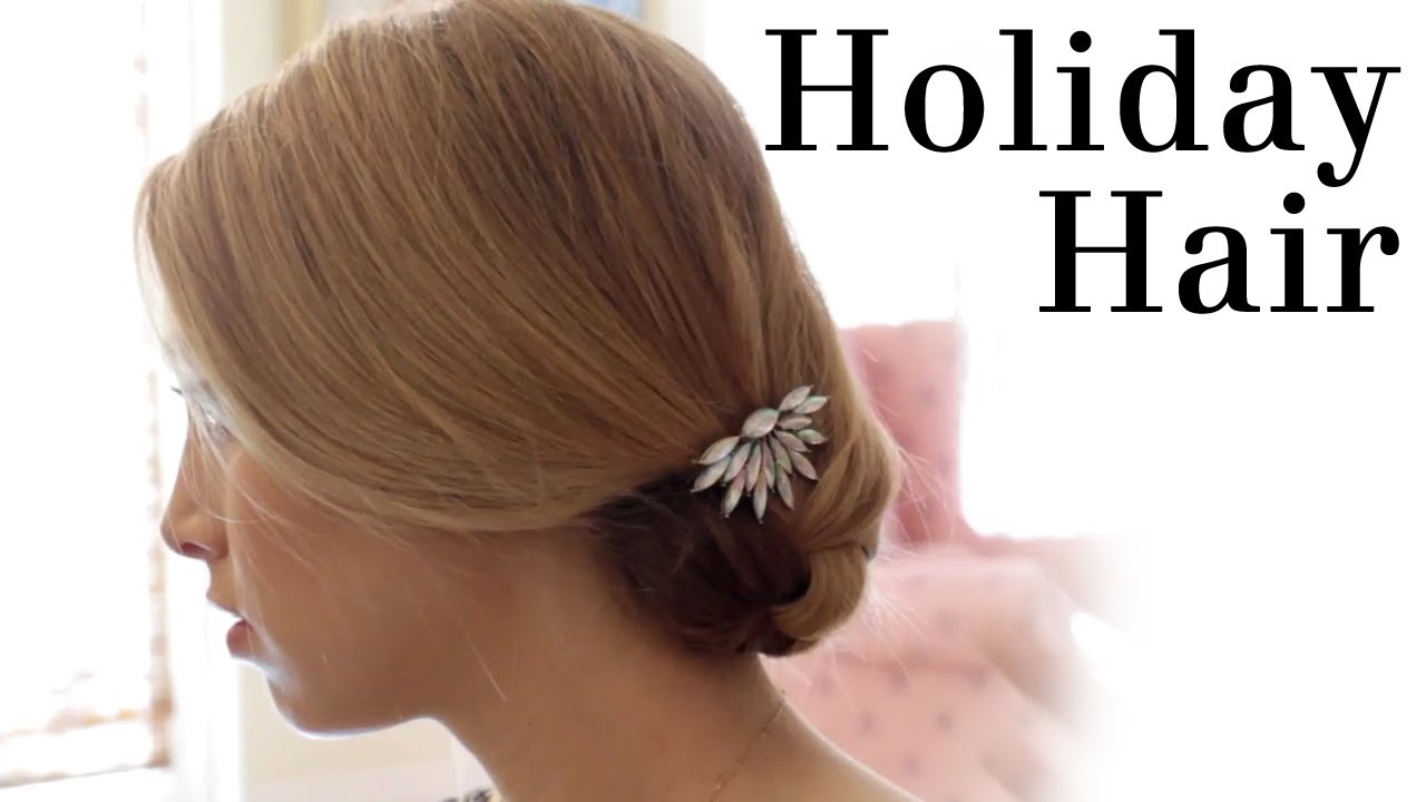 Simple Holiday Hair Tutorial | Whitney Port