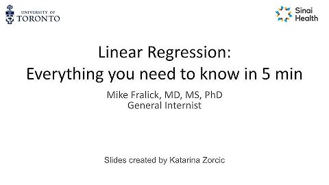 Linear regression: everything you need to know in 5 minutes