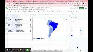 Creating Choropleth and Proportinal Maps using Google Sheets