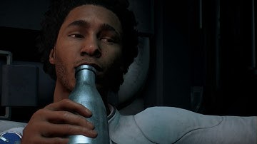 Mass Effect: Andromeda: Flirting with Liam over a beer (Romance)